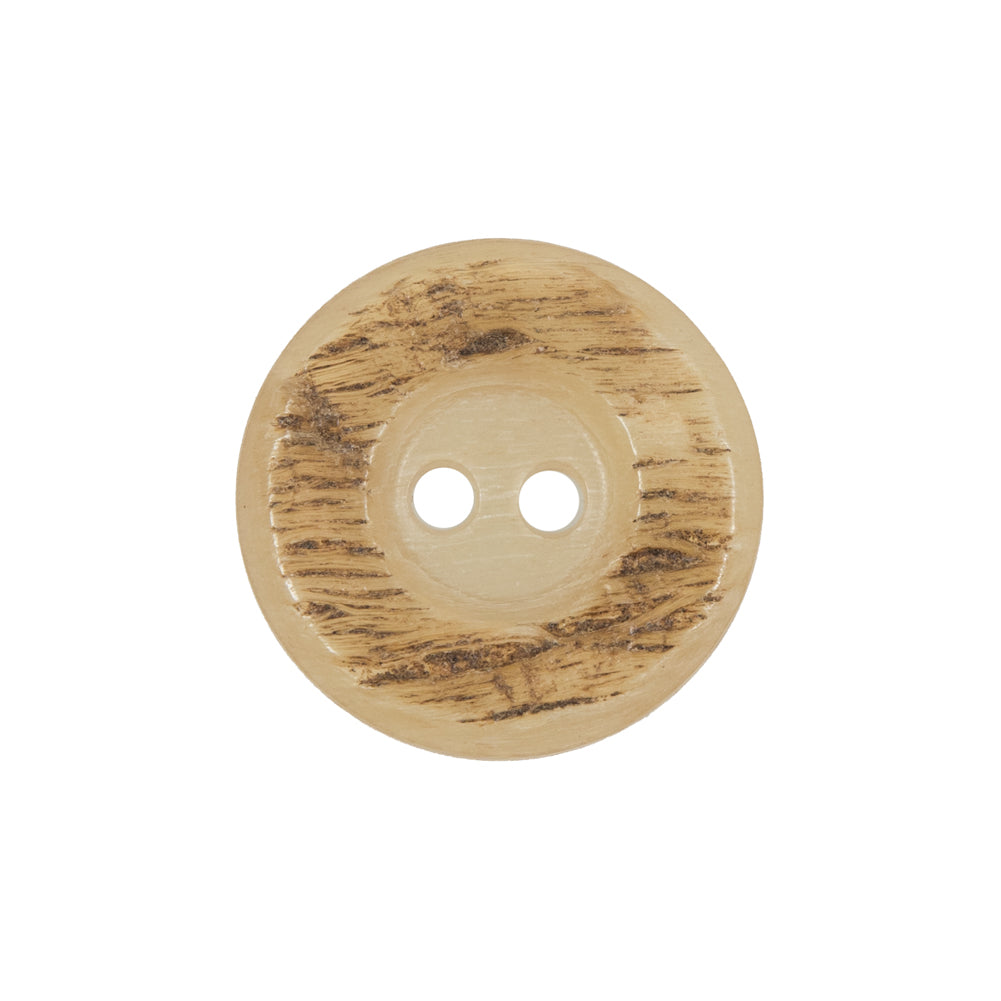 Beige Horn 2-Hole Button - 36L/23mm Beige Horn 2-Hole Button - 36L/23mm