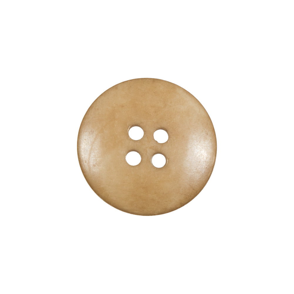 Light Tan Horn 4-Hole Button - 32L/20mm Detail Light Tan Horn 4-Hole Button - 32L/20mm Detail