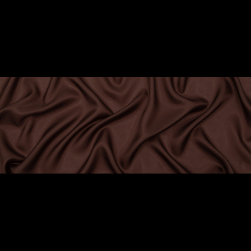 Lucidum Chocolate Brown Bemberg Lining - Folded Lucidum Chocolate Brown Bemberg Lining - Folded