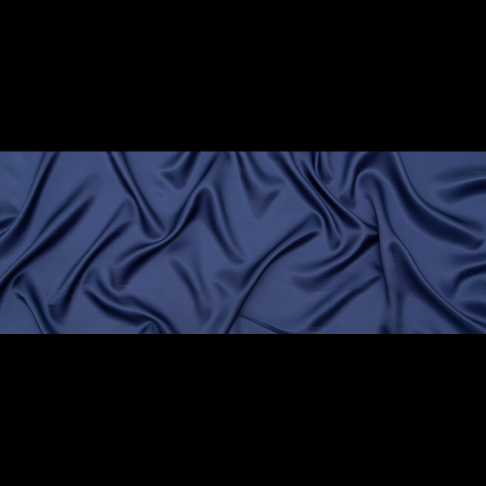 Twill Bemberg Lining - Navy - Lustro Collection Folded Twill Bemberg Lining - Navy - Lustro Collection Folded