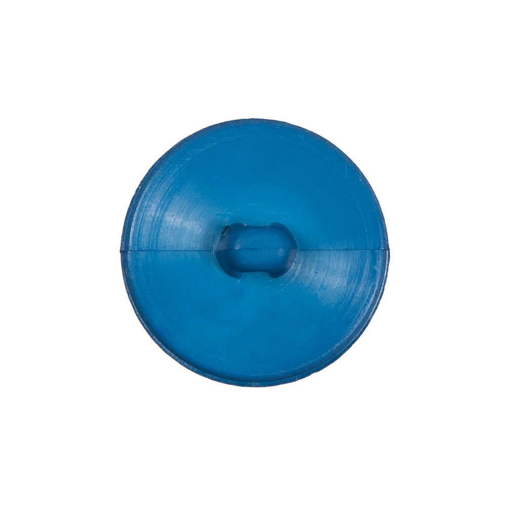 Italian Blue Nylon Shank Back Button - 36L/23mm Detail Italian Blue Nylon Shank Back Button - 36L/23mm Detail