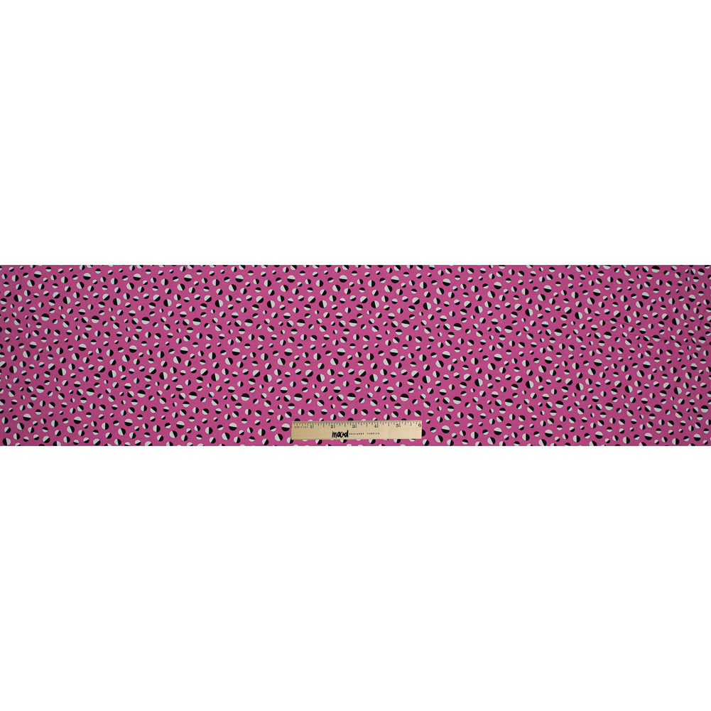 Pink Orbs Printed Cotton Jersey Full Pink Orbs Printed Cotton Jersey Full