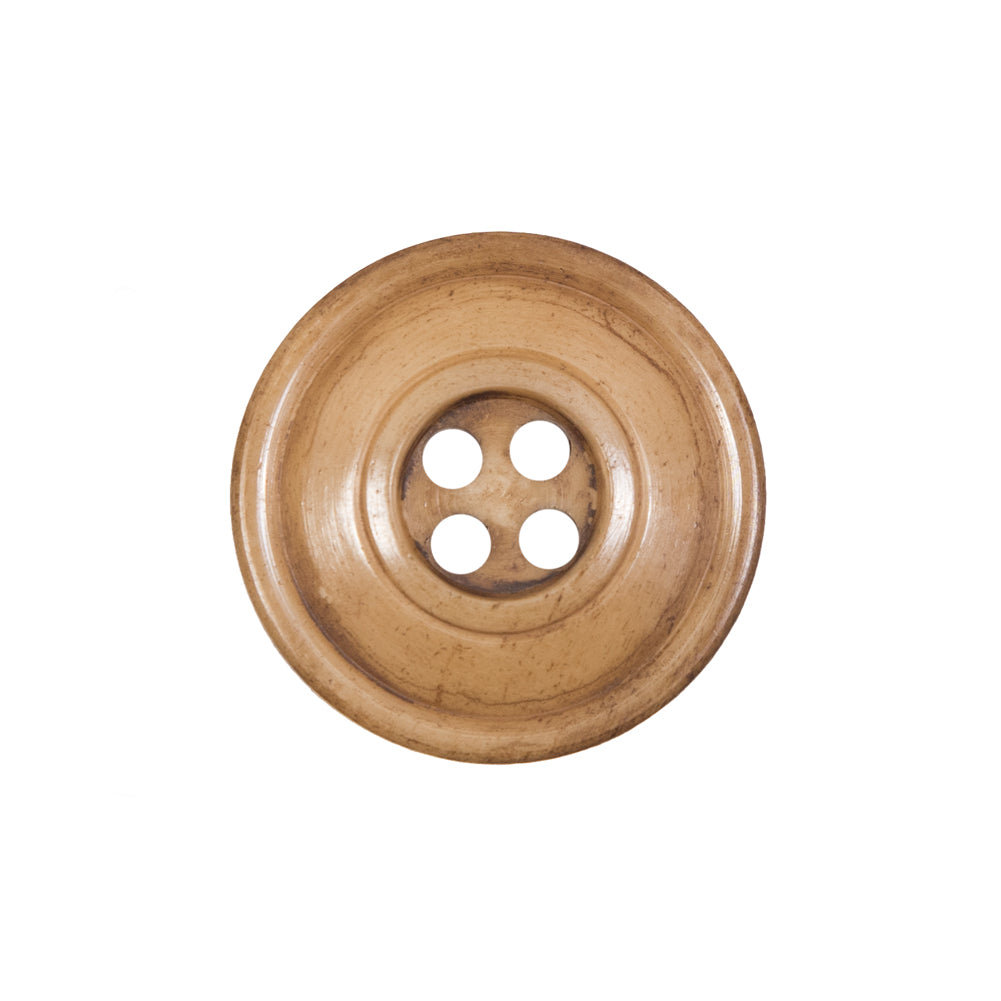 Beige Horn 4-Hole Button - 36L/23mm Beige Horn 4-Hole Button - 36L/23mm