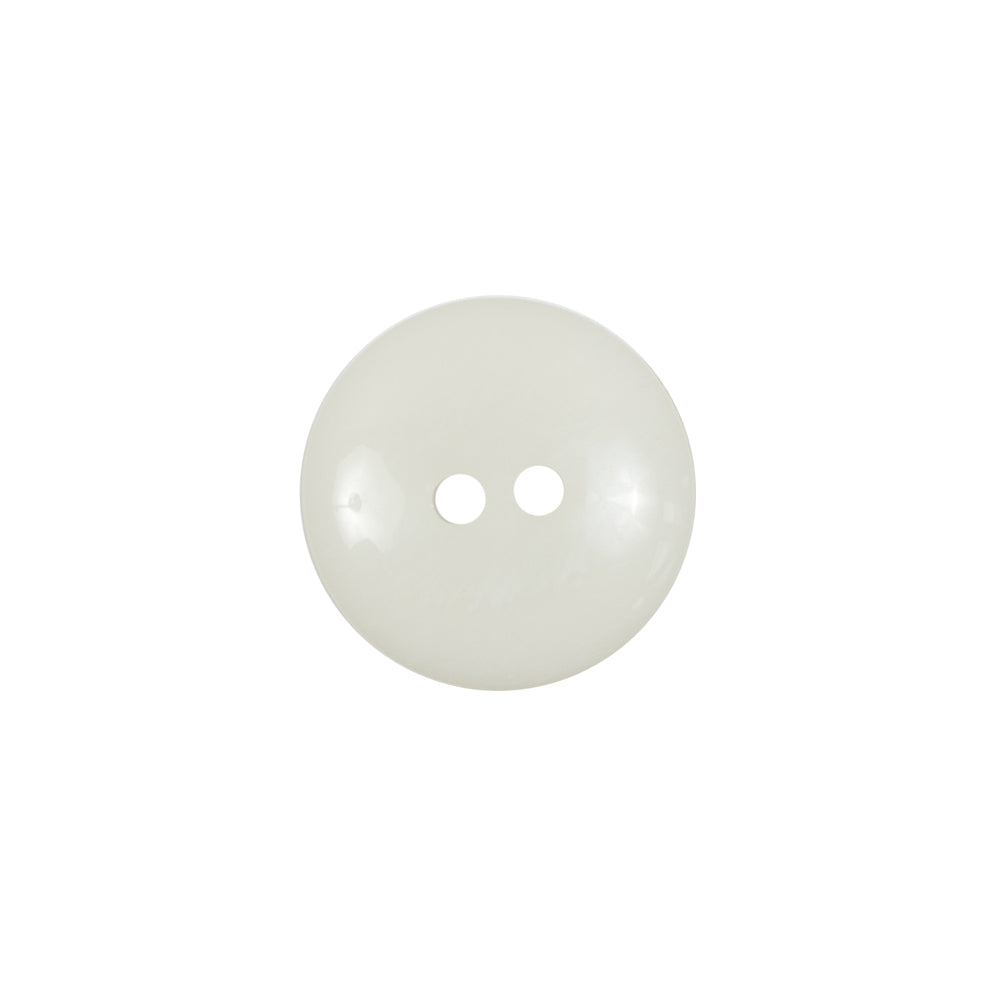 Ivory Plastic 2-Hole Button - 24L/15mm Detail Ivory Plastic 2-Hole Button - 24L/15mm Detail
