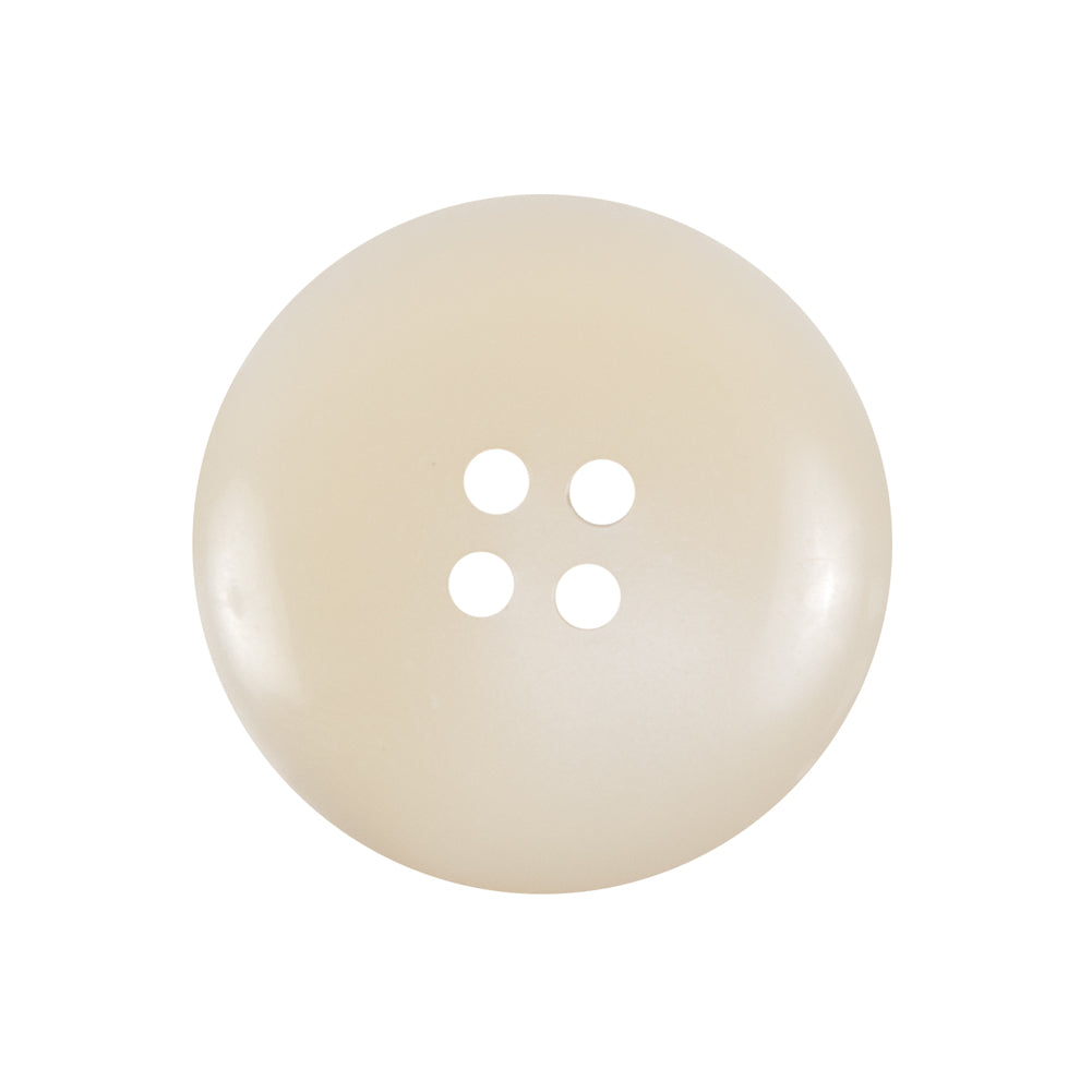 Ivory Plastic 4-Hole Button - 40L/25.5mm Detail Ivory Plastic 4-Hole Button - 40L/25.5mm Detail