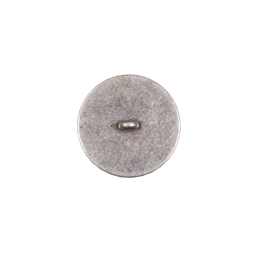 Silver Metal Shank Back Button - 24L/15mm Detail Silver Metal Shank Back Button - 24L/15mm Detail