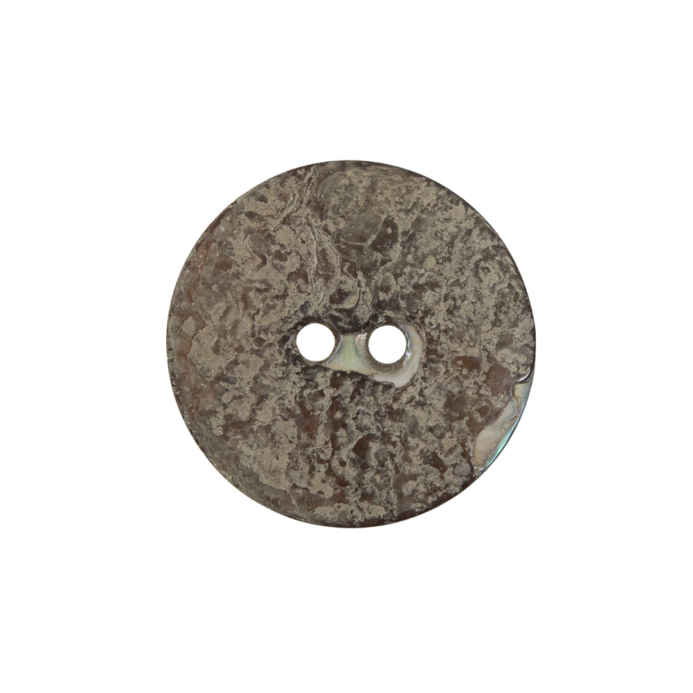 Iridescent Mother of Pearl 2-Hole Button - 36L/23mm - Detail Iridescent Mother of Pearl 2-Hole Button - 36L/23mm - Detail