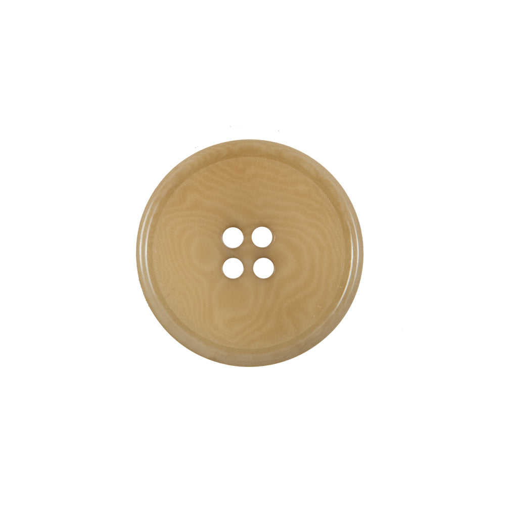 Suntan Marble-Faced Horn 4-Hole Button - 32L/20mm Suntan Marble-Faced Horn 4-Hole Button - 32L/20mm