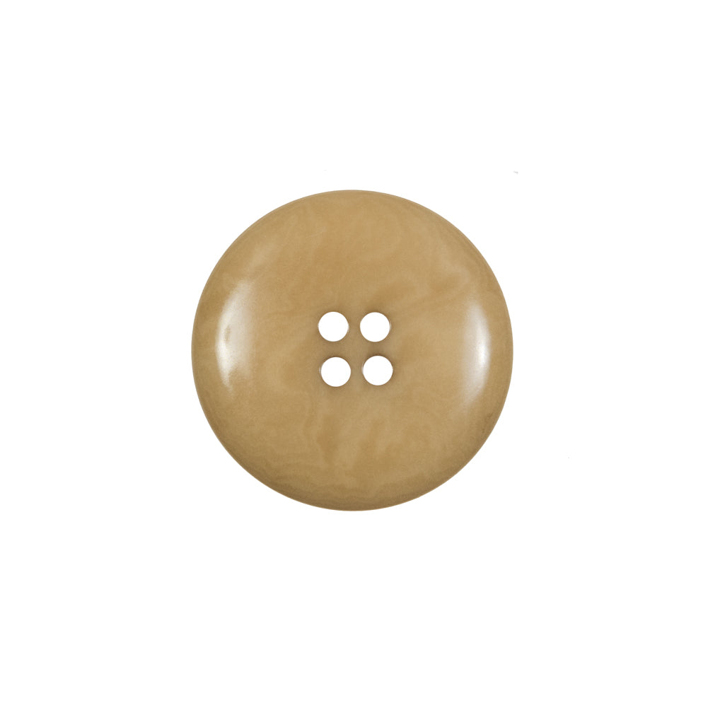 Suntan Swirled Horn 4-Hole Button - 30L/19mm Detail Suntan Swirled Horn 4-Hole Button - 30L/19mm Detail