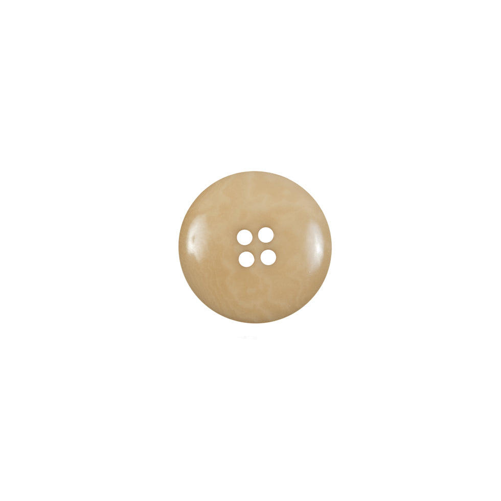 Suntan Swirled Horn 4-Hole Button - 18L/11.5mm Detail Suntan Swirled Horn 4-Hole Button - 18L/11.5mm Detail