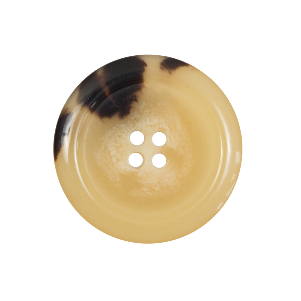 Tan/Brow Plastic 4-Hole Button 40L/25.5mm Tan/Brow Plastic 4-Hole Button 40L/25.5mm