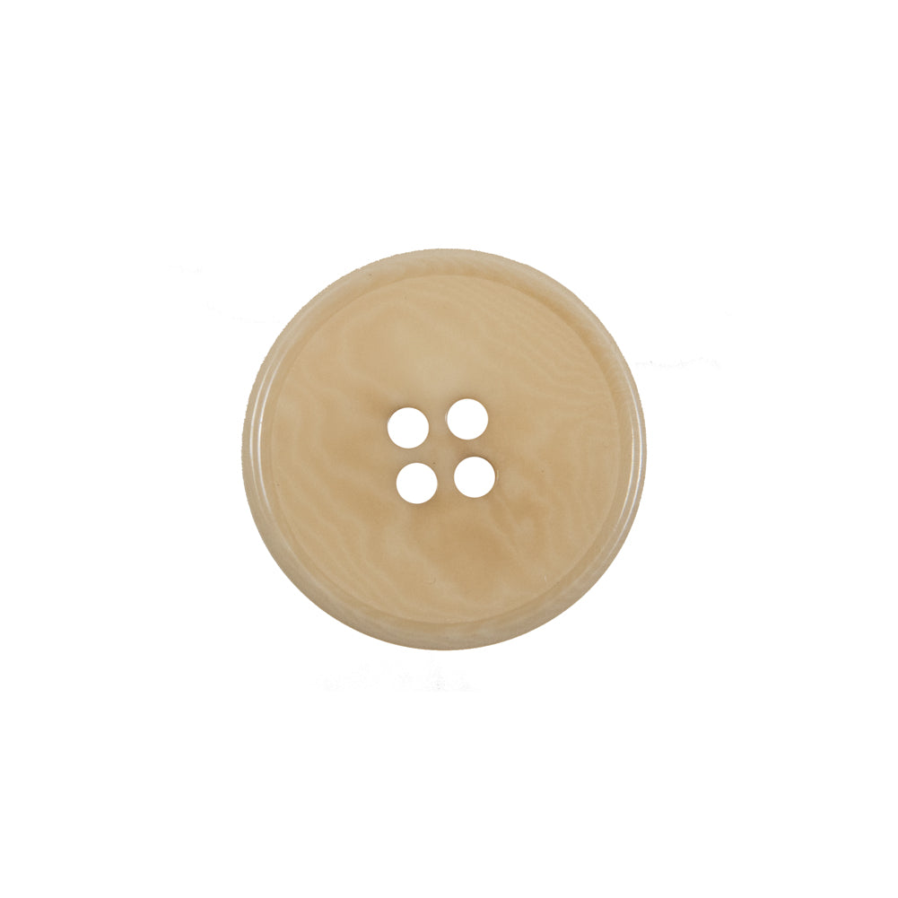 Light Tan Horn 4-Hole Button - 32L/20mm Light Tan Horn 4-Hole Button - 32L/20mm