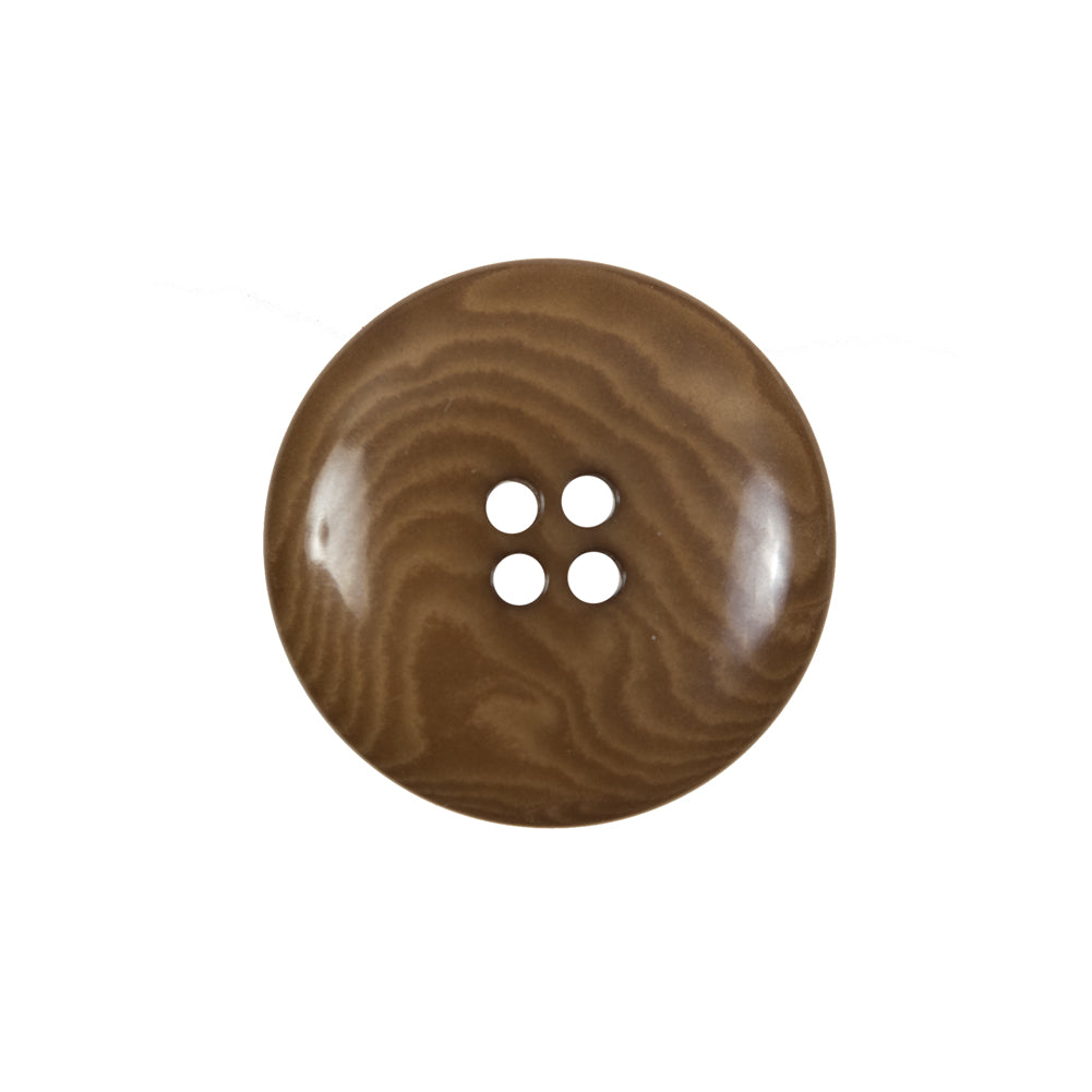 Dark Caramel Horn 4-Hole Button - 36L/23mm Detail Dark Caramel Horn 4-Hole Button - 36L/23mm Detail