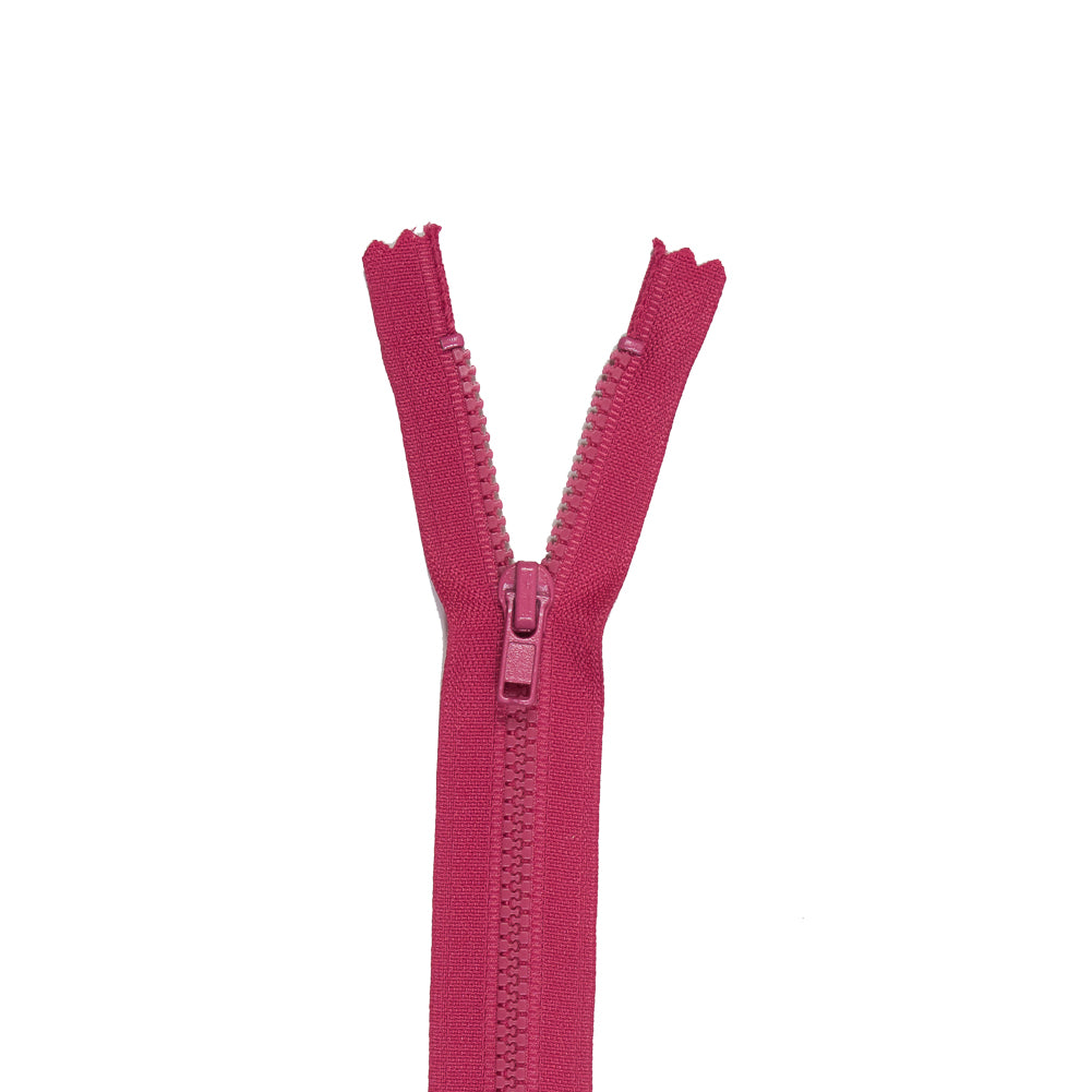 Raspberry Sorbet Closed Bottom Plastic Molded Zipper - 6.5" Raspberry Sorbet Closed Bottom Plastic Molded Zipper - 6.5"