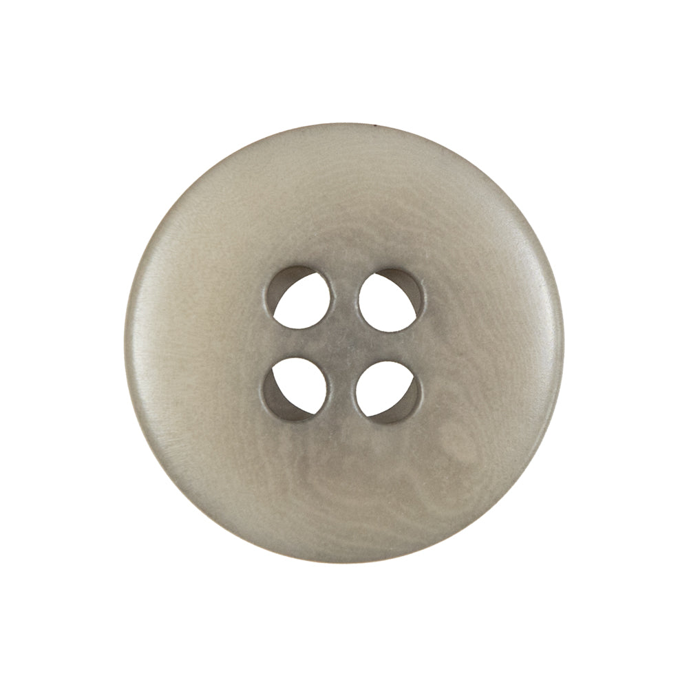 Dark Beige Plastic 4-Hole Button - 40L/25.5mm Detail Dark Beige Plastic 4-Hole Button - 40L/25.5mm Detail