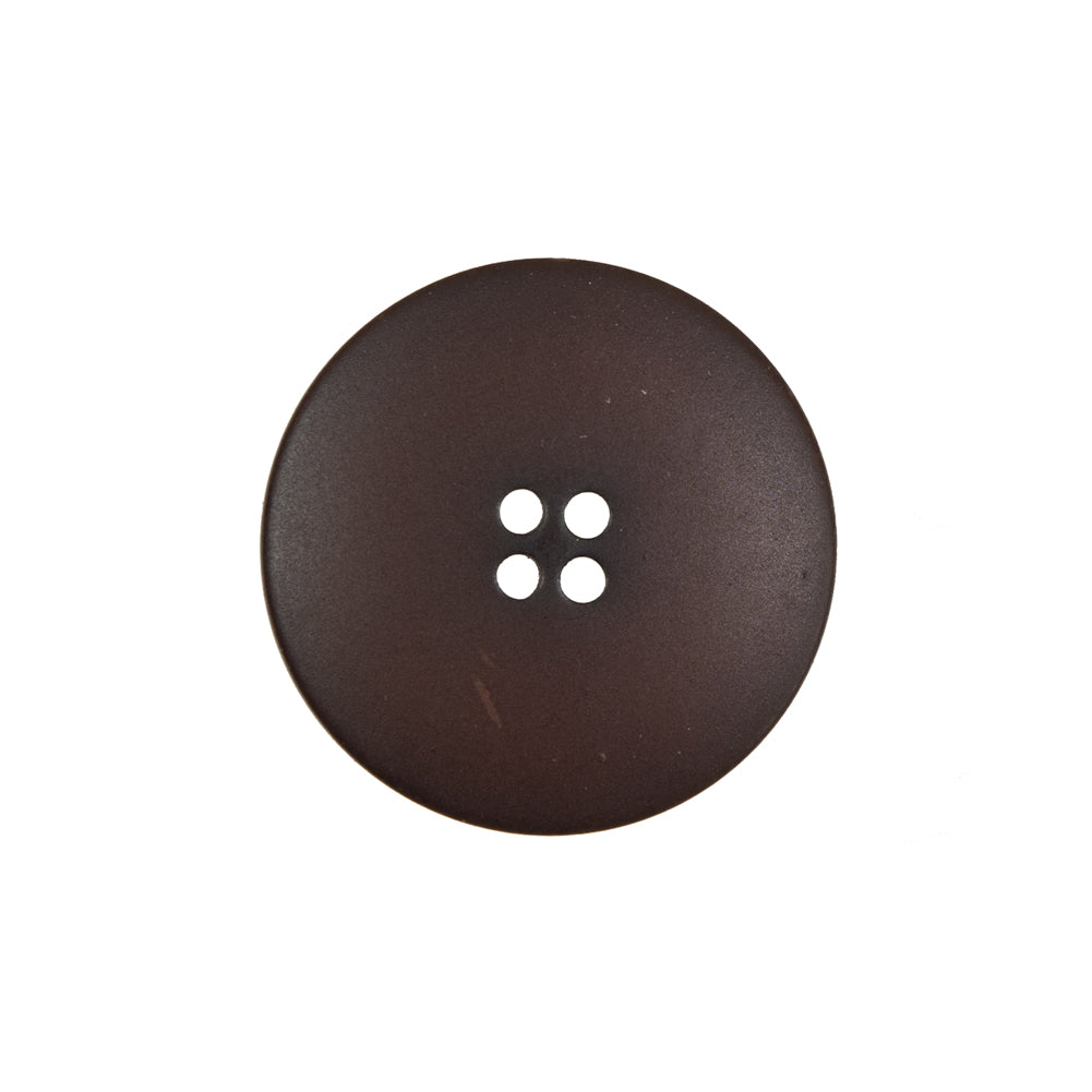Brown Plastic 4-Hole Button - 36L/23mm Detail Brown Plastic 4-Hole Button - 36L/23mm Detail