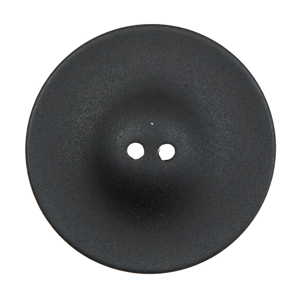Black and White Swirl Plastic Button - 54L/34mm Detail Black and White Swirl Plastic Button - 54L/34mm Detail
