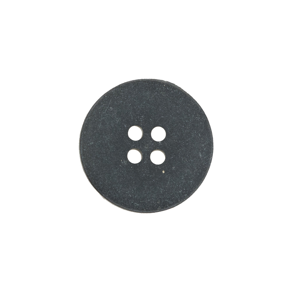 Matte Gray Plastic 4-Hole Button - 32L/20mm Detail Matte Gray Plastic 4-Hole Button - 32L/20mm Detail