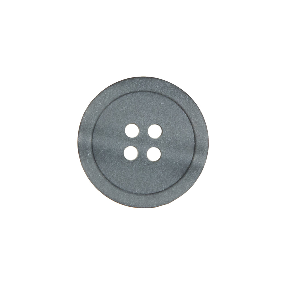 Matte Gray Plastic 4-Hole Button - 32L/20mm Matte Gray Plastic 4-Hole Button - 32L/20mm
