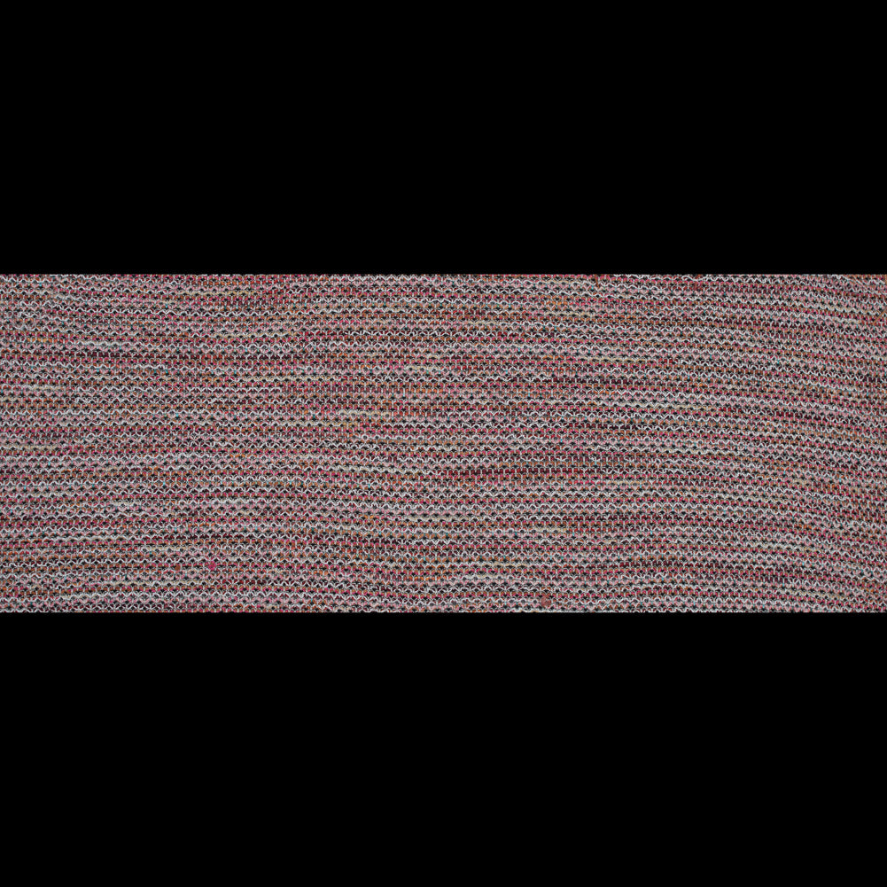 Italian Pink and Orange Blended Wool Knit Folded Italian Pink and Orange Blended Wool Knit Folded
