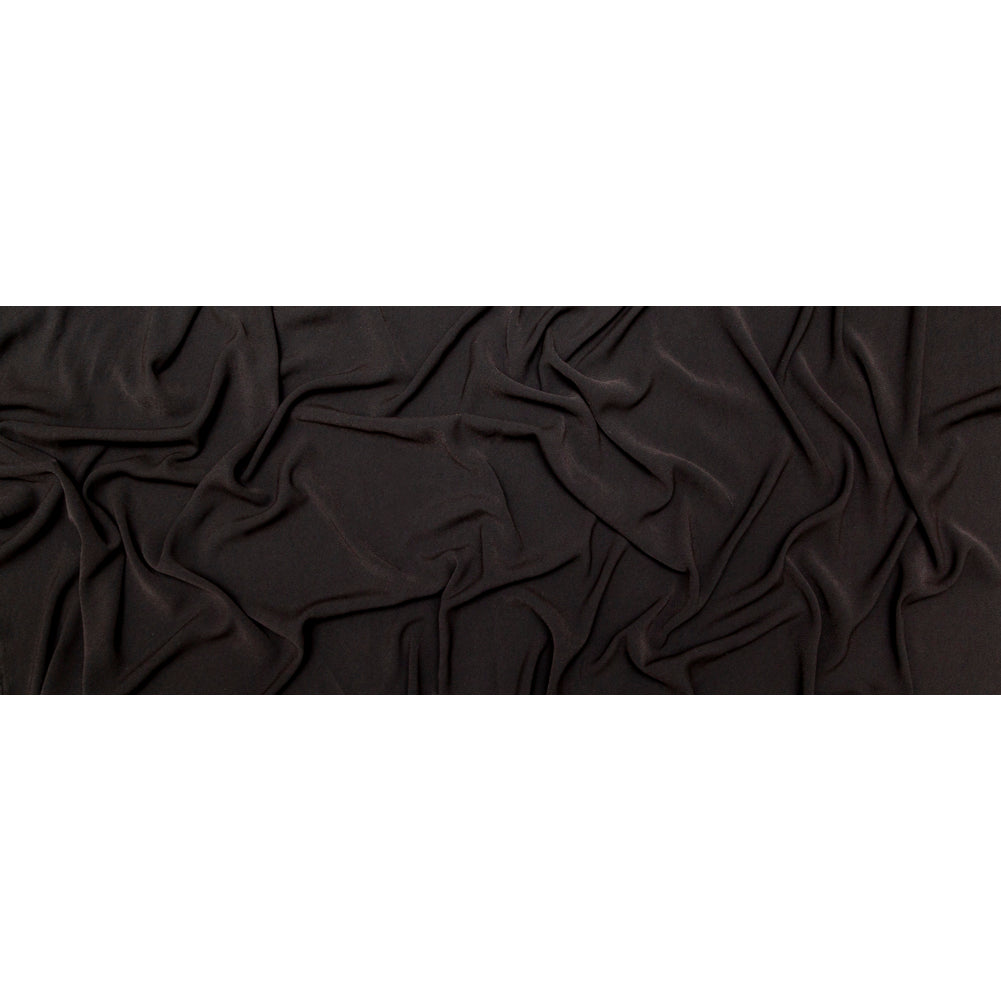 Black Stretch Polyester Crepe Folded Black Stretch Polyester Crepe Folded