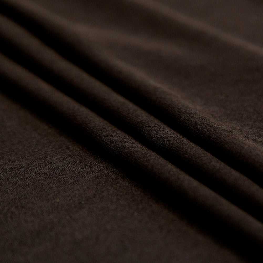 Black Stretch Polyester Crepe Detail Black Stretch Polyester Crepe Detail