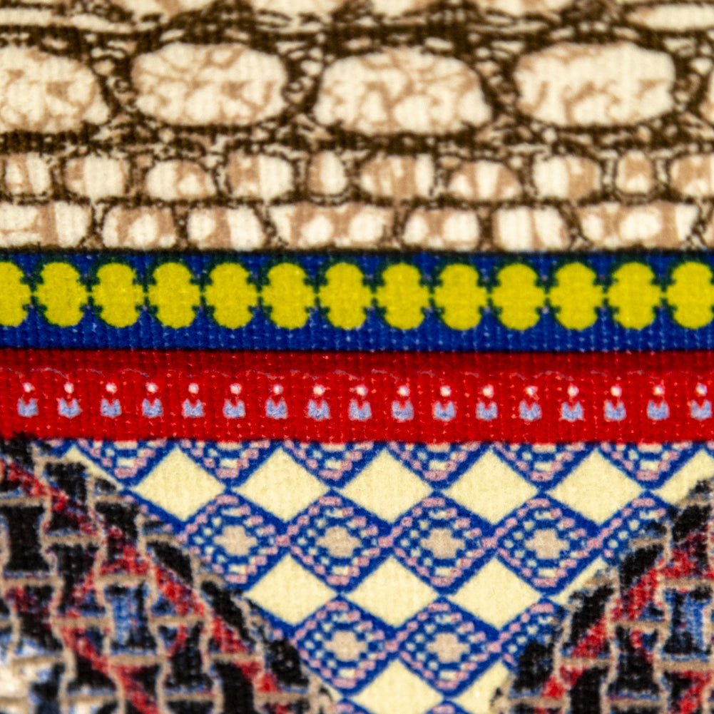 Beige Pattern Play Stretch Corduroy Panel Full Beige Pattern Play Stretch Corduroy Panel Full