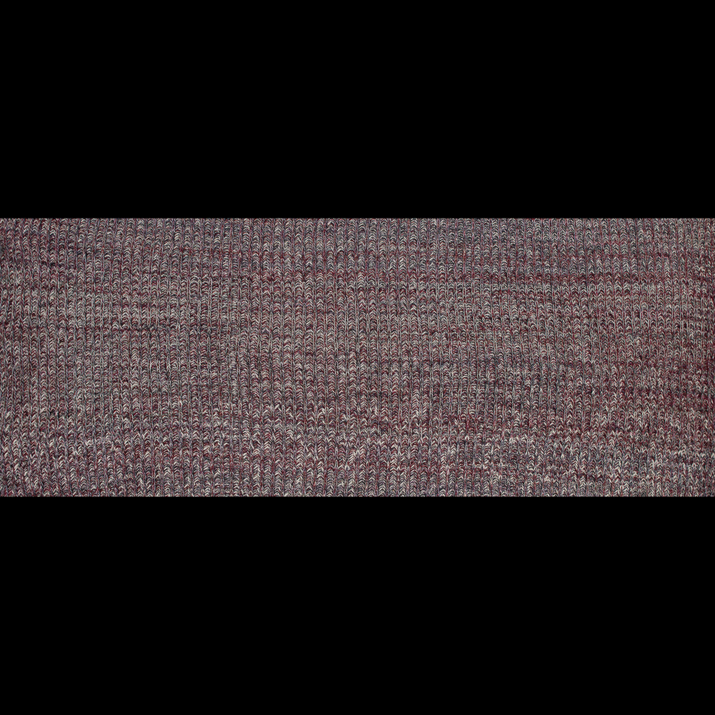 Italian Red, Pink and Navy Chunky Wool Knit Folded Italian Red, Pink and Navy Chunky Wool Knit Folded