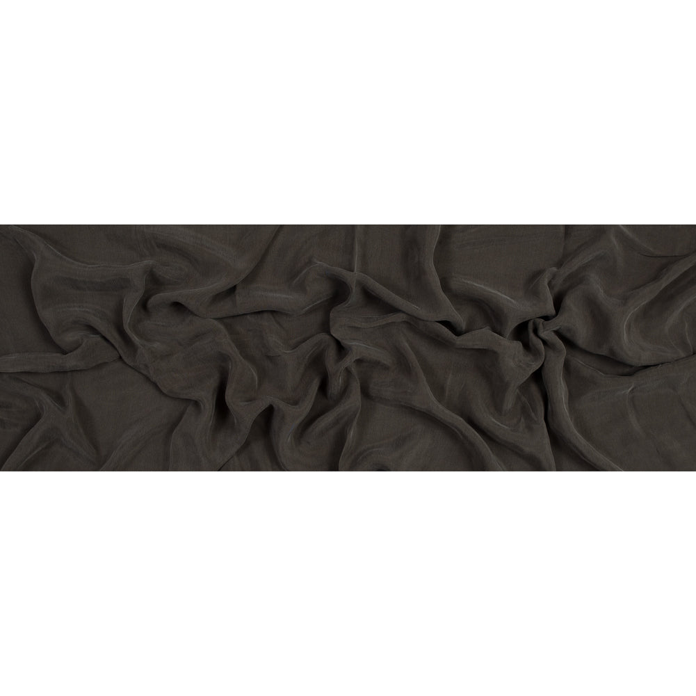Dusty Olive Cupro Plain Dyed Certified Vegan Fabric Folded Dusty Olive Cupro Plain Dyed Certified Vegan Fabric Folded