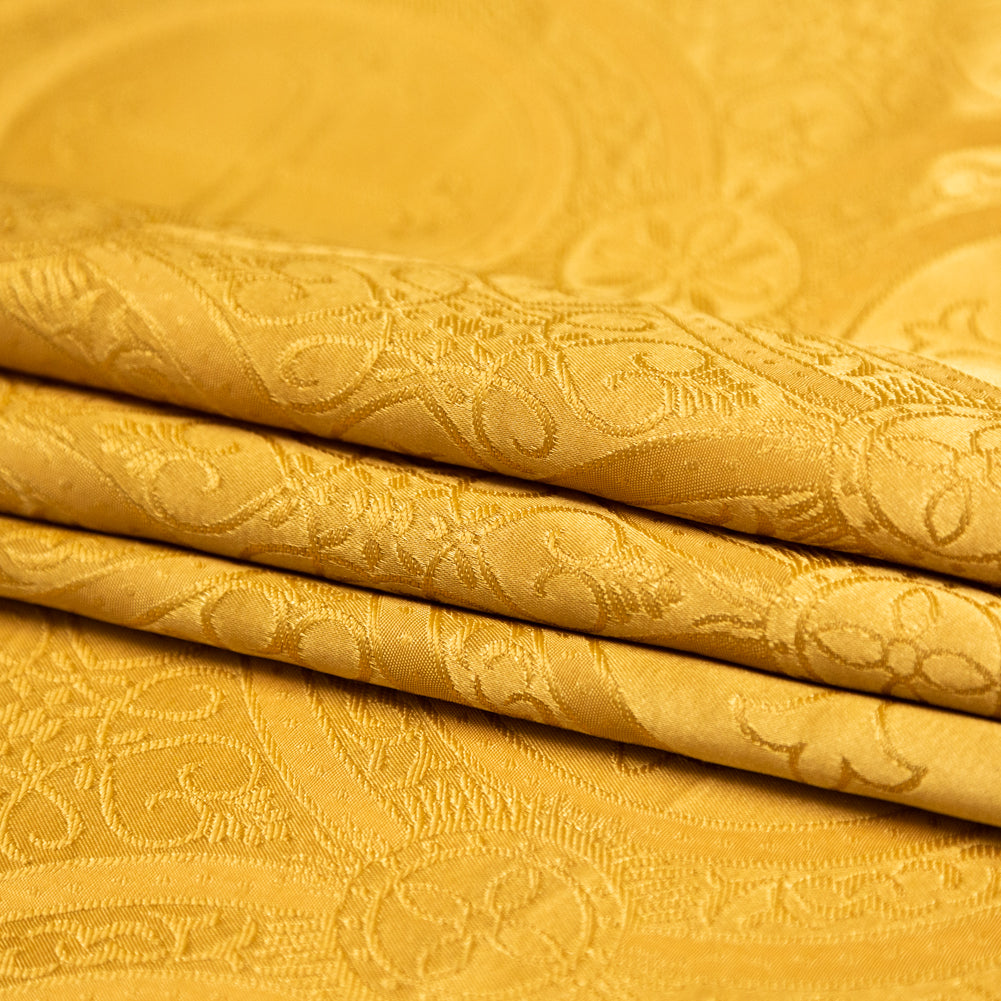 Antique Gold Ecclesiastical Jacquard Detail Antique Gold Ecclesiastical Jacquard Detail