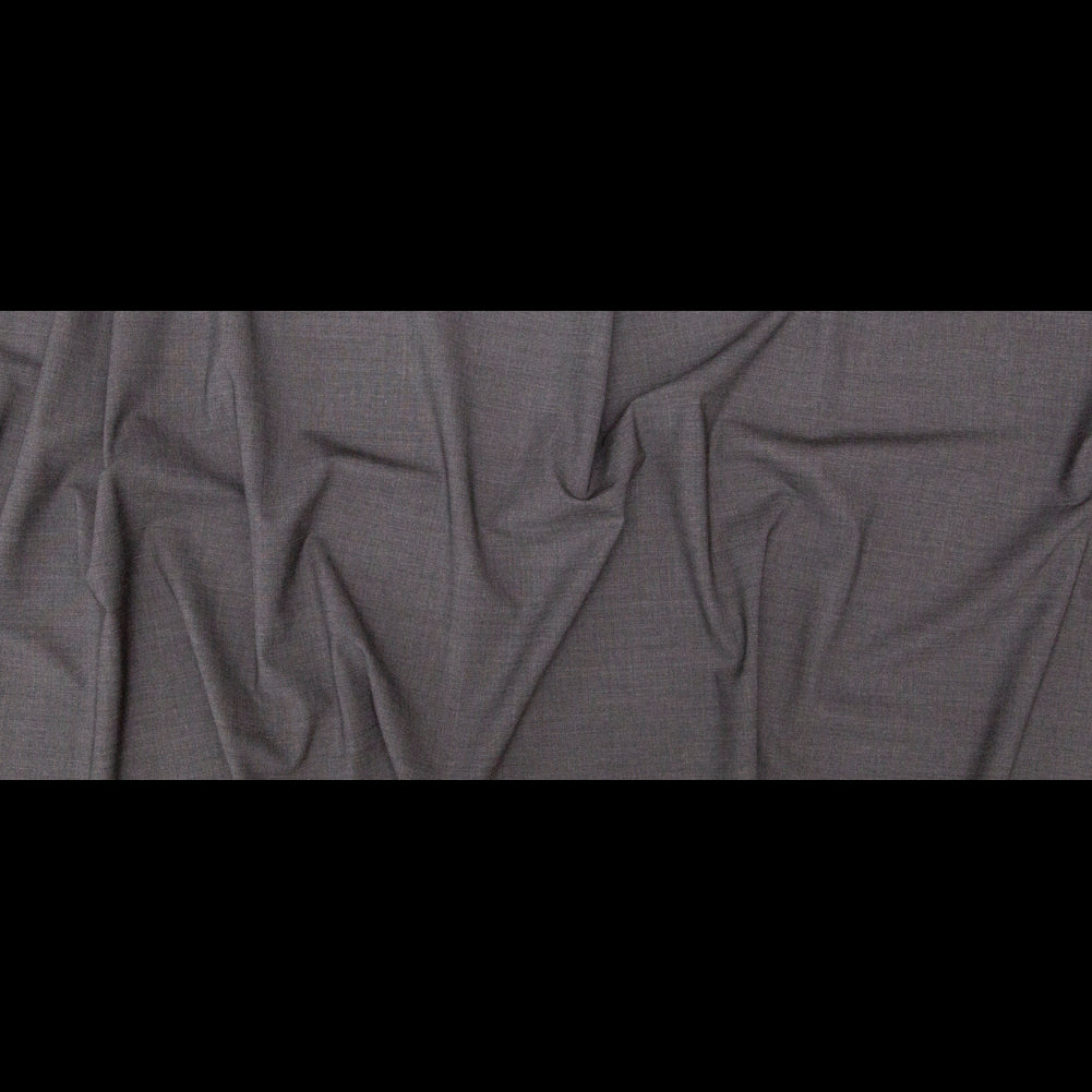 Italian Gray Stretch Tropical Wool Suiting Full Italian Gray Stretch Tropical Wool Suiting Full