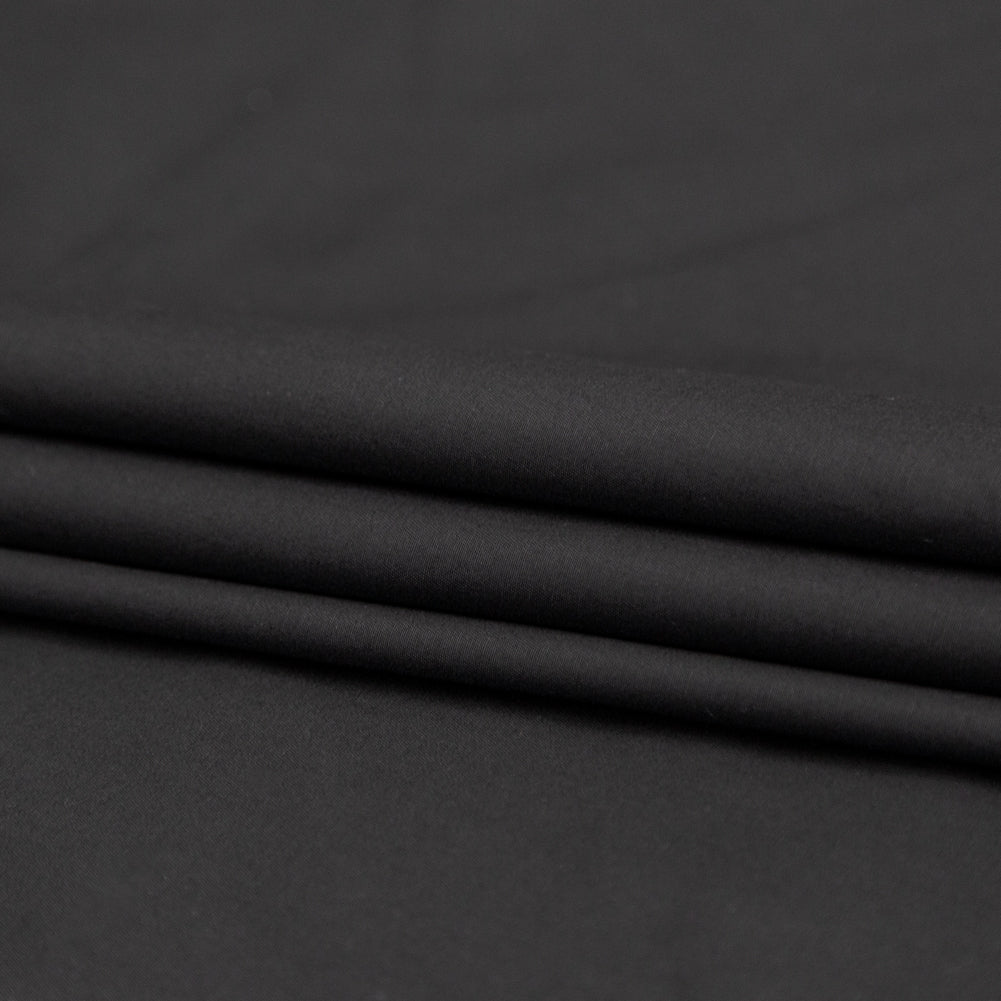 Black Cotton Twill Folded Black Cotton Twill Folded