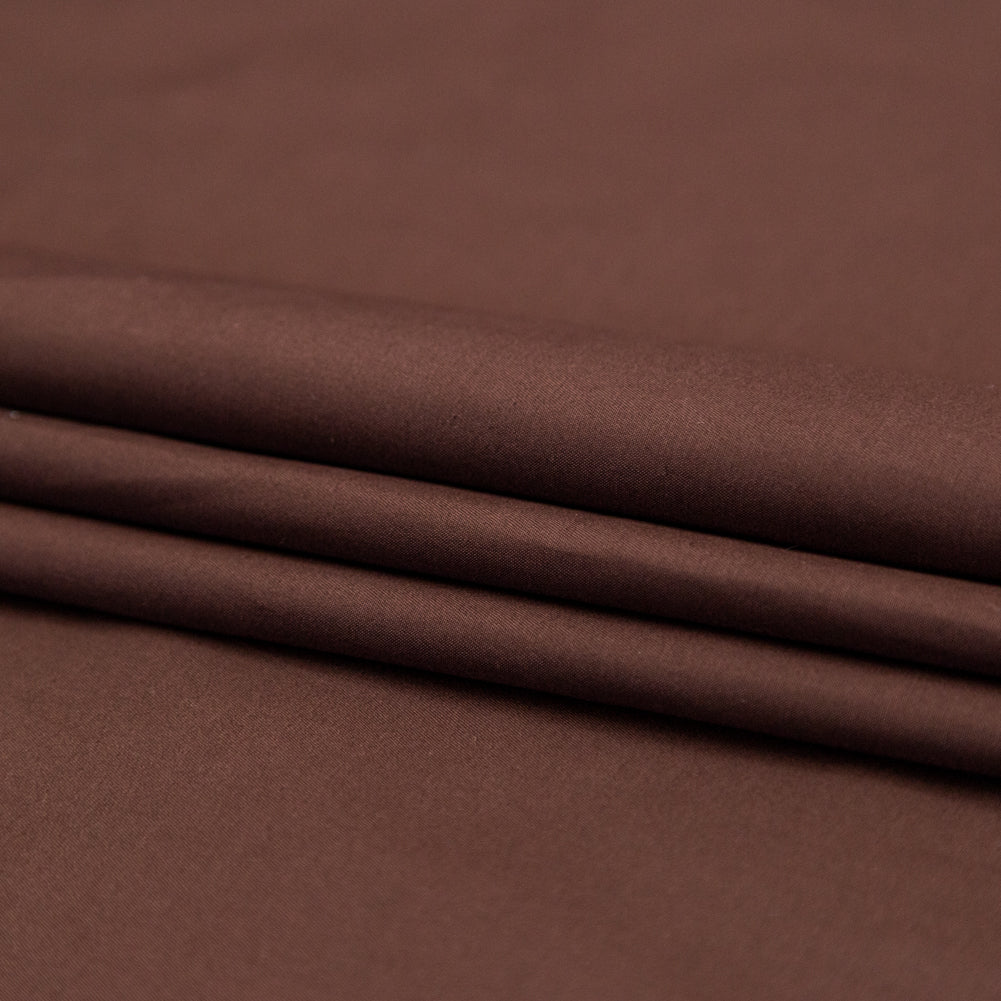Chocolate Brown Cotton Twill Folded Chocolate Brown Cotton Twill Folded