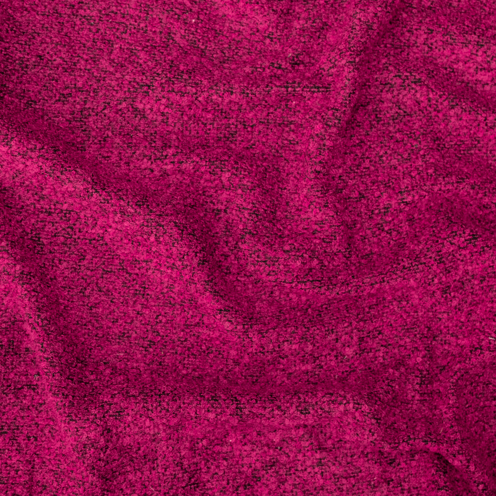Magenta Blended Wool Boucle Magenta Blended Wool Boucle