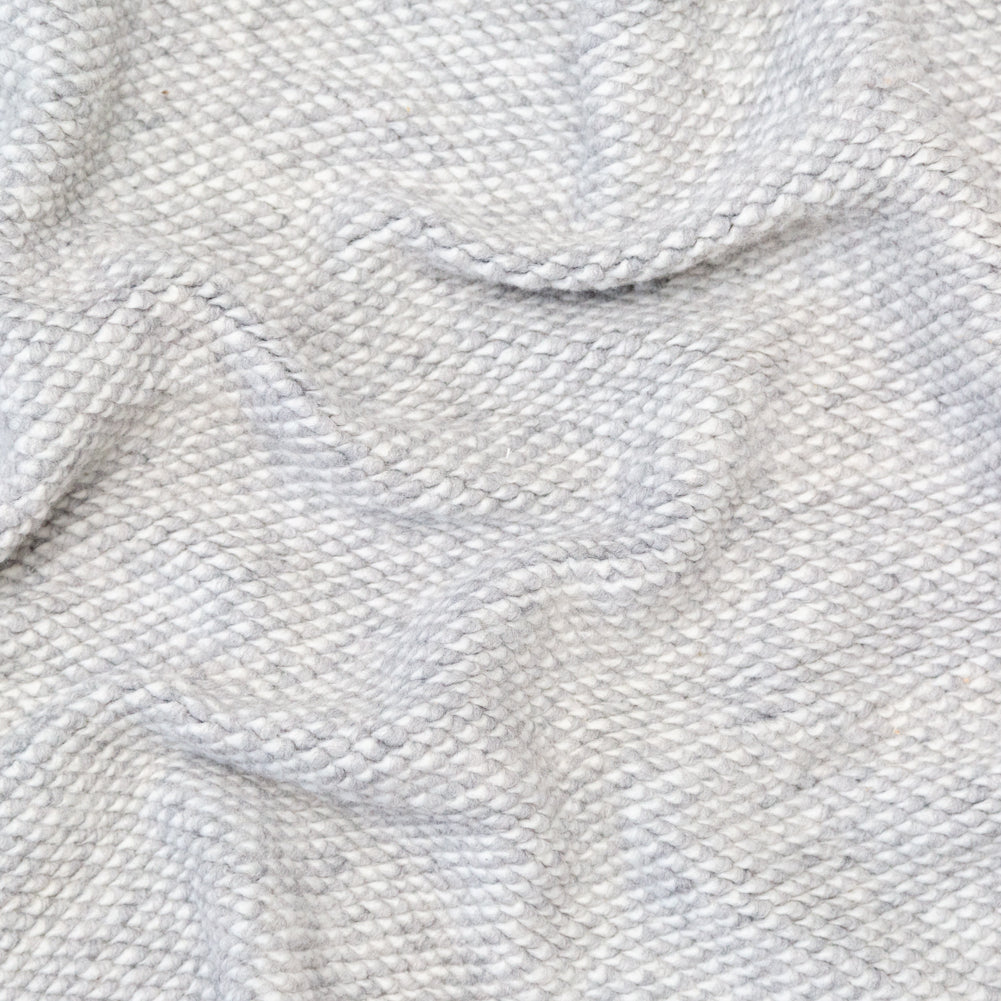 Fuzzy Gray and White Chunky Wool Knit Fuzzy Gray and White Chunky Wool Knit