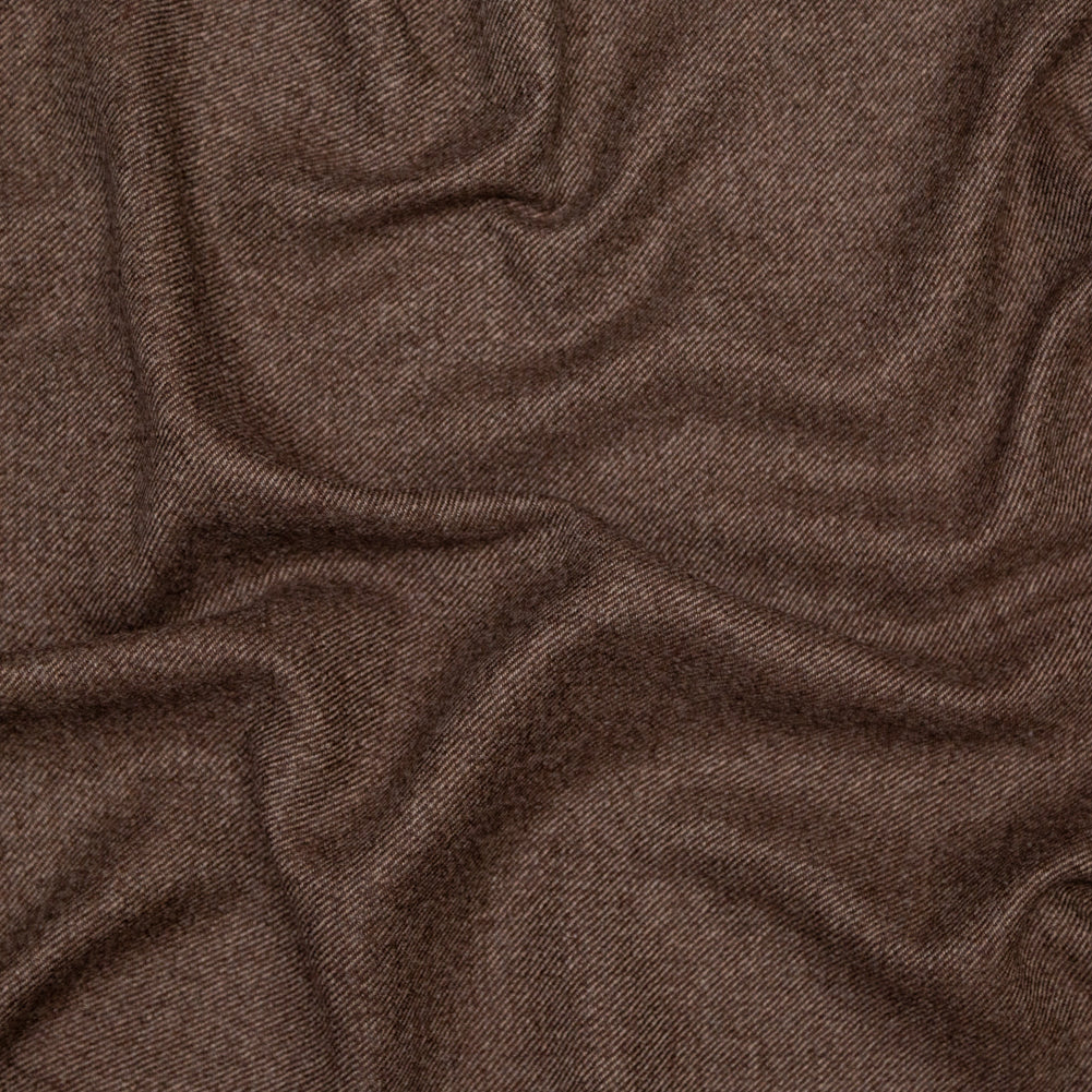 Gray and Brown Heavy Wool Twill Coating Gray and Brown Heavy Wool Twill Coating