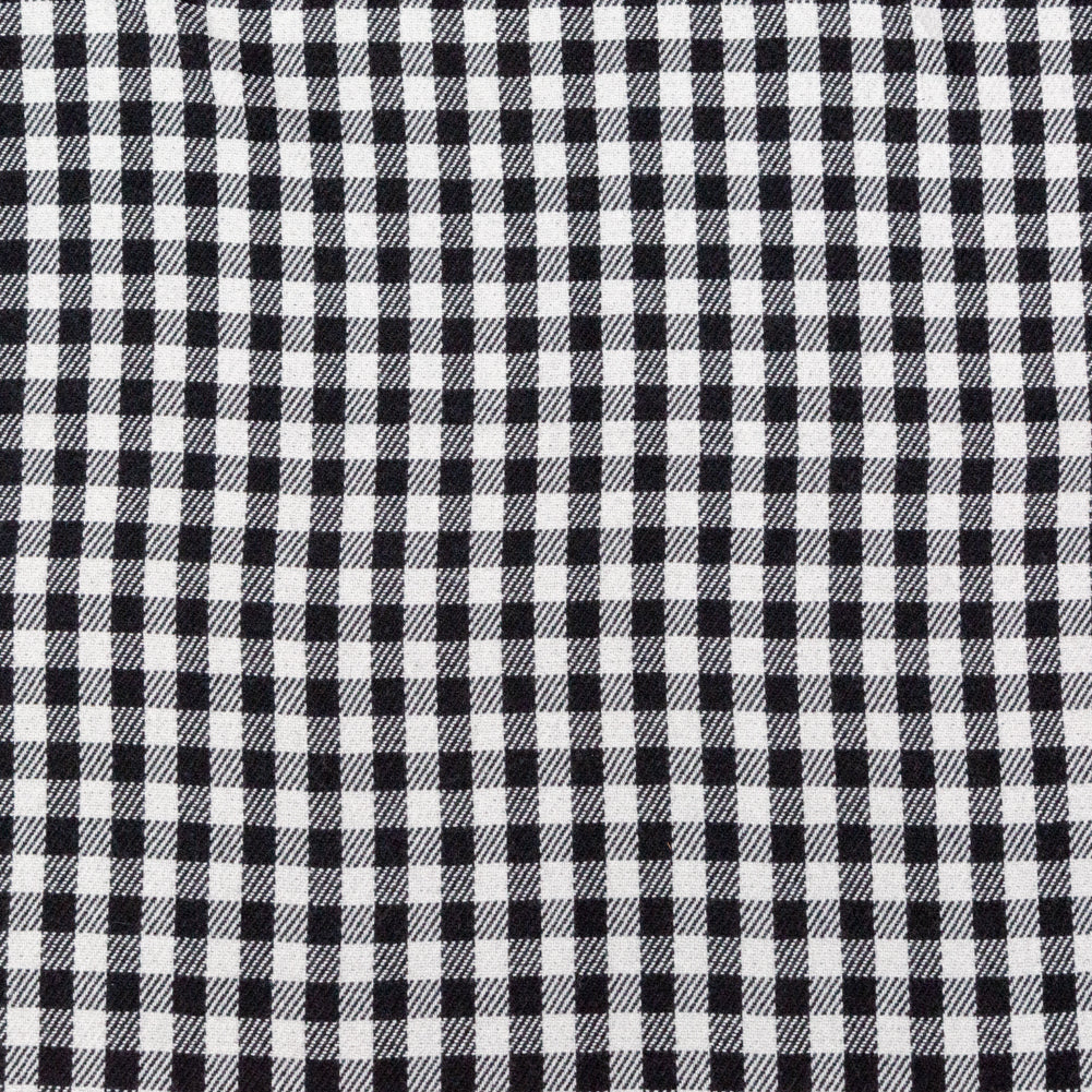 Black, White and Gray Shepherd's Check Wool Double Cloth Black, White and Gray Shepherd's Check Wool Double Cloth
