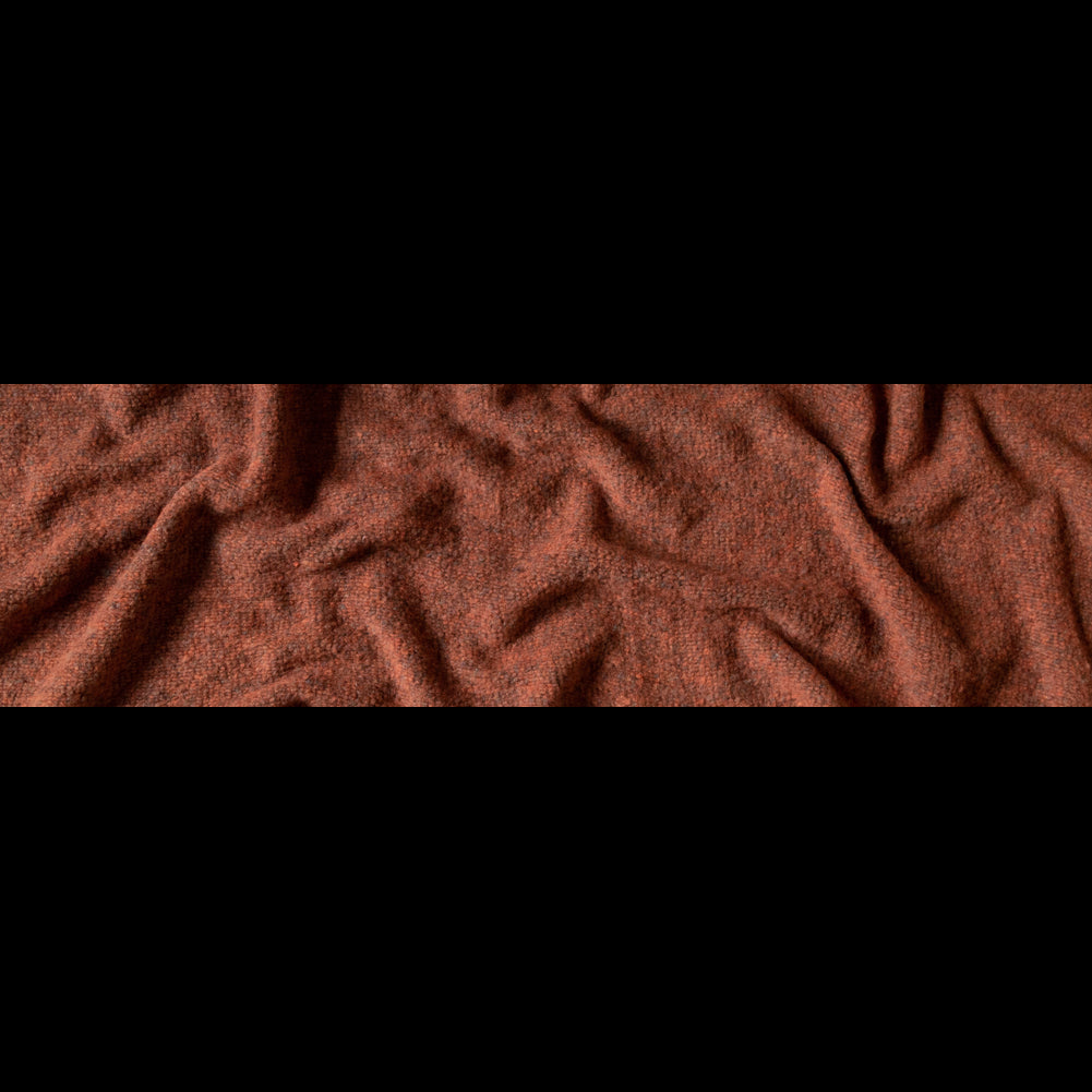 Heathered Orange Chunky Wool Knit Full Heathered Orange Chunky Wool Knit Full