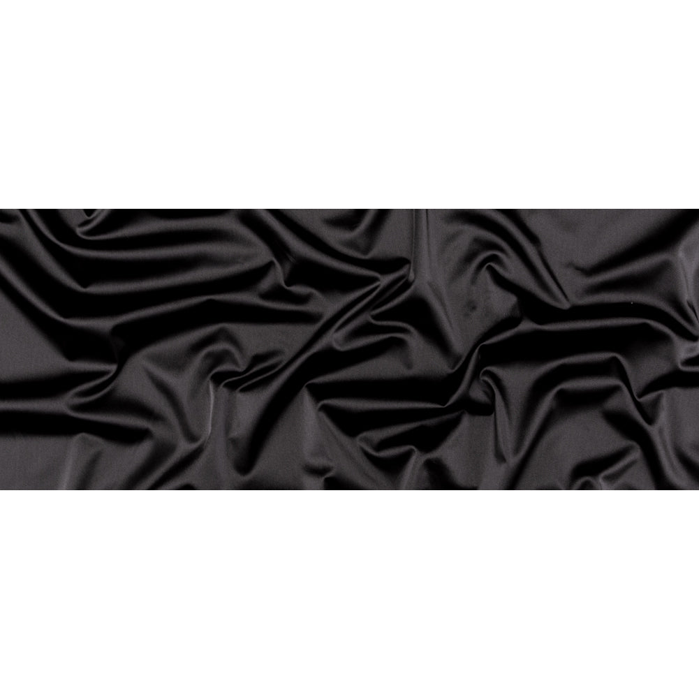 Black Stretch Twill Back Satin Full Black Stretch Twill Back Satin Full