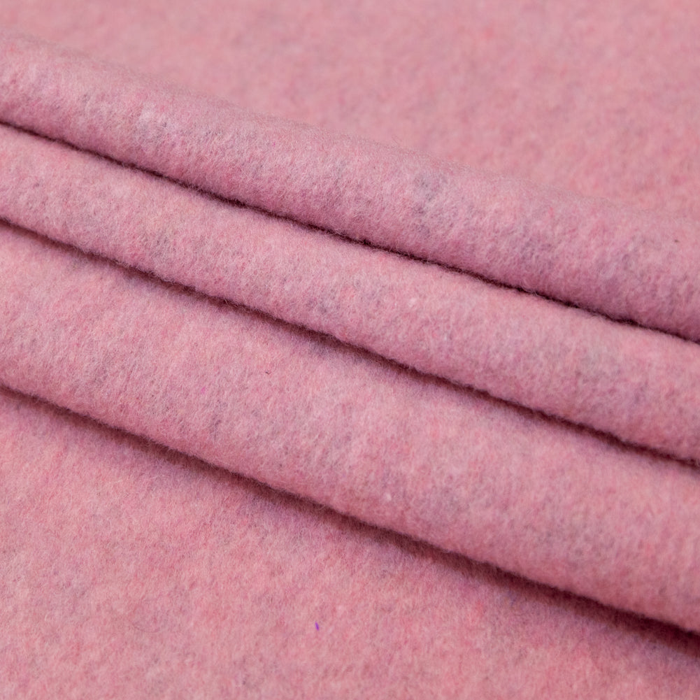 Moonlite Mauve Fuzzy Wool Knit Detail