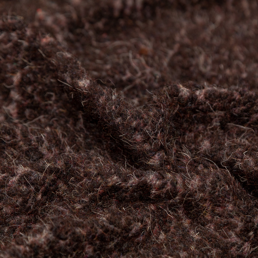 Black and Gray Fuzzy Wool Knit Detail Black and Gray Fuzzy Wool Knit Detail