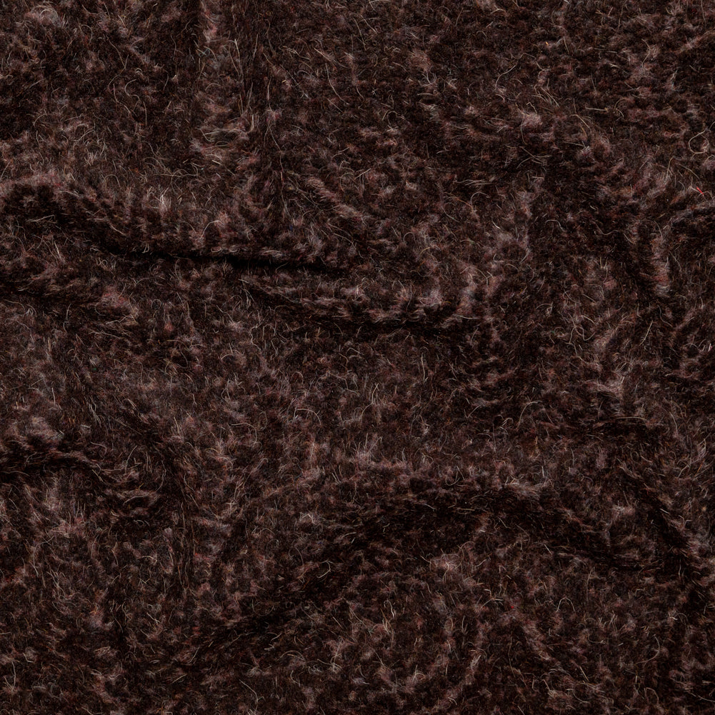 Black and Gray Fuzzy Wool Knit Black and Gray Fuzzy Wool Knit