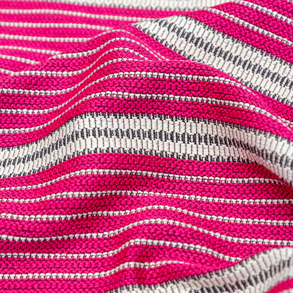 Raspberry Sorbet Striped Tweed Detail Raspberry Sorbet Striped Tweed Detail