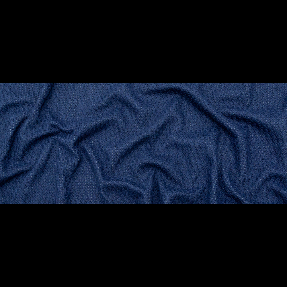 Gray Interlock Knit with Topical Navy Knit Yarn Design Full Gray Interlock Knit with Topical Navy Knit Yarn Design Full