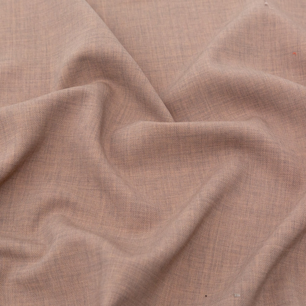 Italian Fawn Stretch Virgin Wool Suiting Detail Italian Fawn Stretch Virgin Wool Suiting Detail