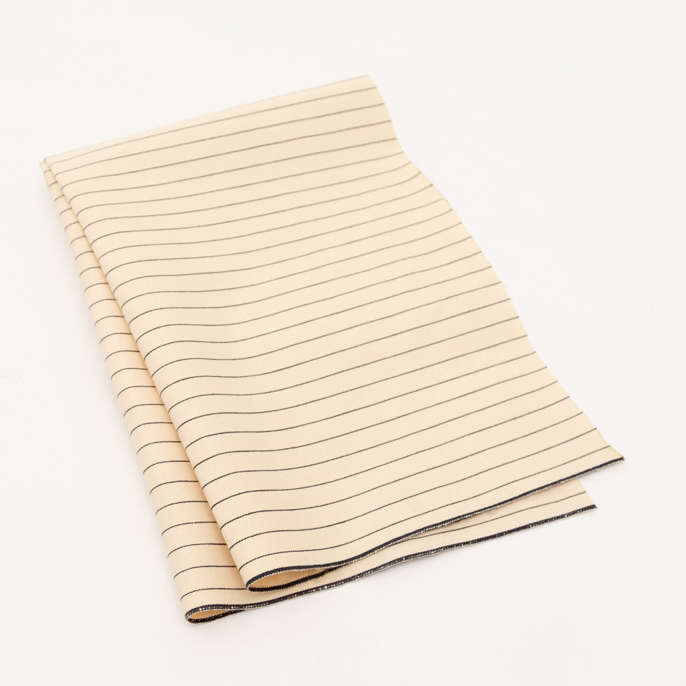 Rag & Bone Beige and Black Pencil Striped Selvedge Denim Rag & Bone Beige and Black Pencil Striped Selvedge Denim