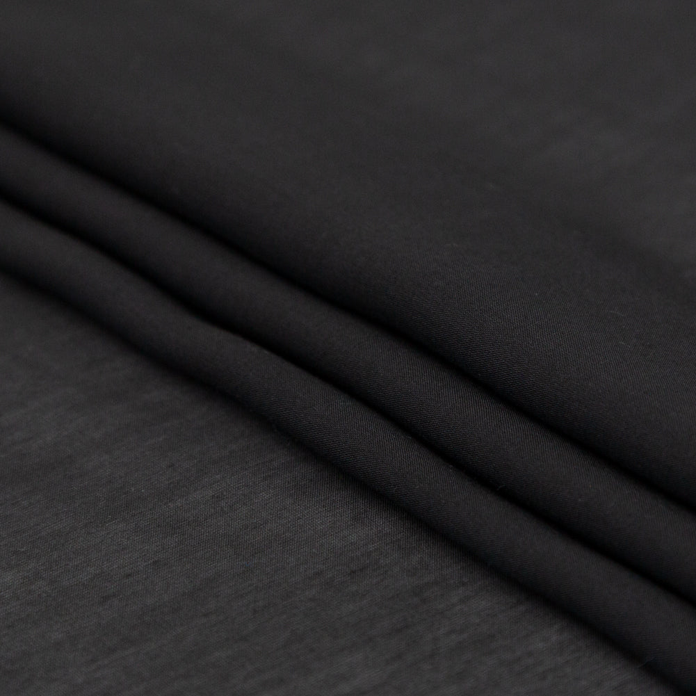 Rag & Bone Black Cotton and Rayon Voile Folded Rag & Bone Black Cotton and Rayon Voile Folded