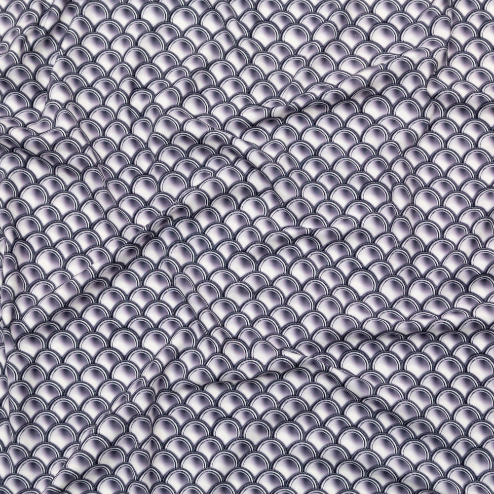 Compression Swimwear Tricot, UV Protective with Aloe Vera Microcapsules - Silver Coins - Caye Collection Compression Swimwear Tricot, UV Protective with Aloe Vera Microcapsules - Silver Coins - Caye Collection