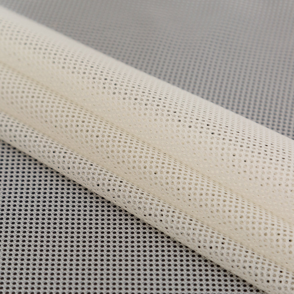 Antique White Solid Mesh Folded Antique White Solid Mesh Folded