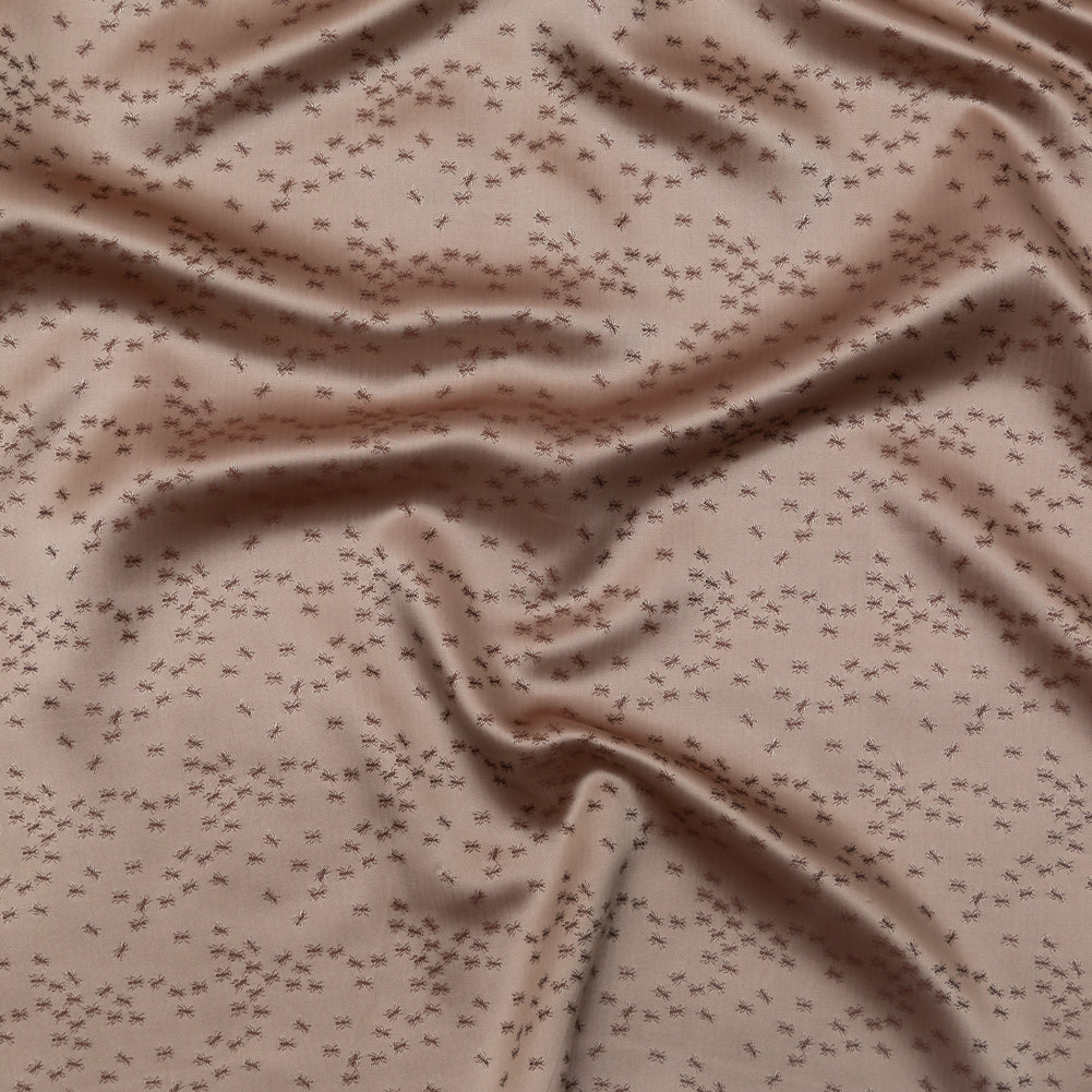 Ants Jacquard Lining - Taupe Ants Jacquard Lining - Taupe